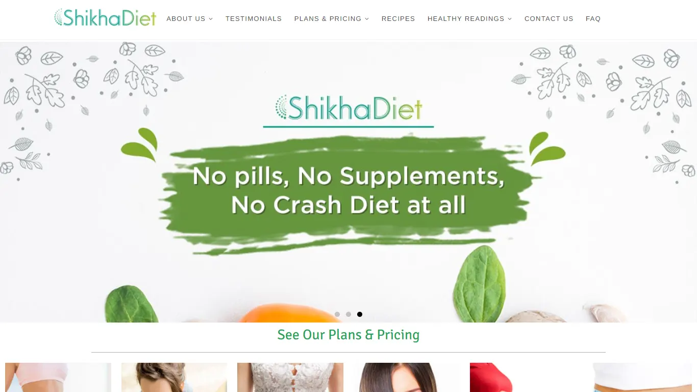 Shikha Diet Website Case Study